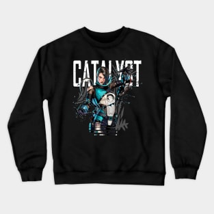 Apex legends Catalyst middle white Crewneck Sweatshirt